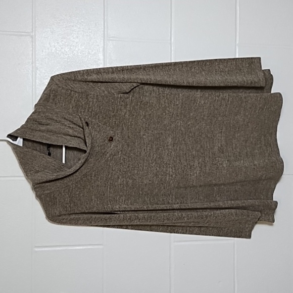 Balkan Brown Marled Fine Guage Knit Tunic Sweater - Picture 9 of 9